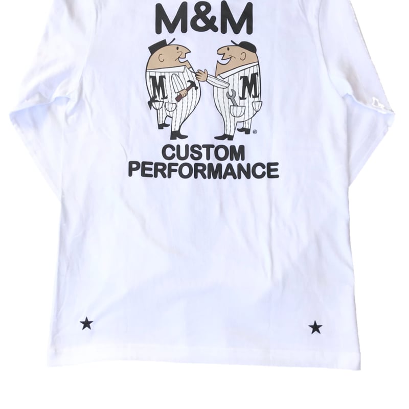 M&M CUSTOM PERFORMANCE ロングtシャツ M&M CUSTOM PERFORMANCE ラグラン ロンT - メルカリ