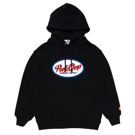 PORKCHOP GARAGE SUPLLY - 2nd OVAL HOODIE/GRAY