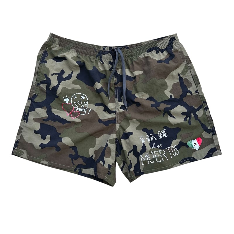E.V.O - NYLON SHORTS (CAMO) | east village OTHER