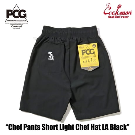 COOKMAN - Chef Pants Short Light Chef Hat LA