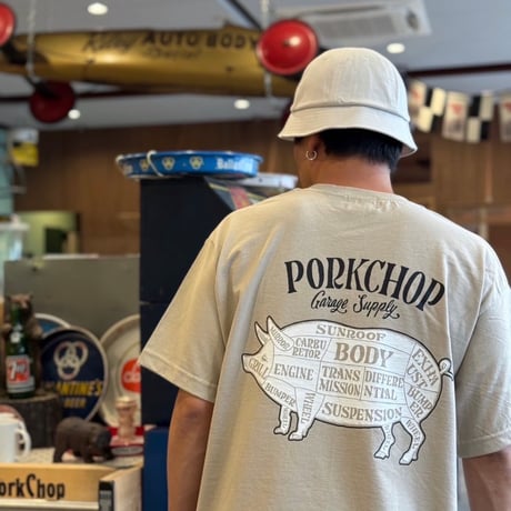 PORKCHOP GARAGE SUPPLY - PORK BACK TEE