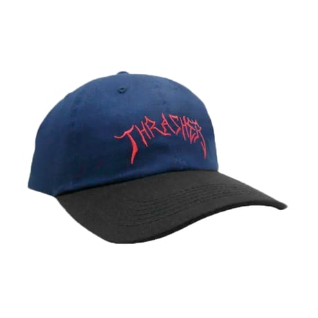 Thrasher × Lotties Old Timer Hat  (NAVY/BLACK)