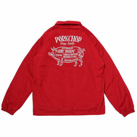 PORKCHOP - ORIGINAL  BOA COACH JKT (RED)