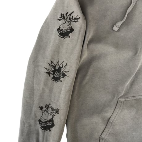 CAUDEX THE CAT × Willing plant × east village OTHER - HOODIE (GRAY)
