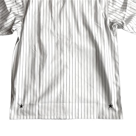 M&M CUSTOM PEFORMANCE - STRIPE WORK SHIRT (OFF WHITE) 21-MSH-001
