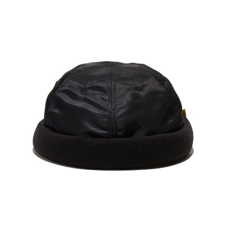 THE H.W. DOG & CO.  - MA-1 ROLL CAP - BLACK