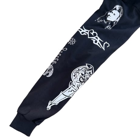 R.H.C.P - "アンソニーキーディス Tattoo" Tシャツ L/S (ブラック)