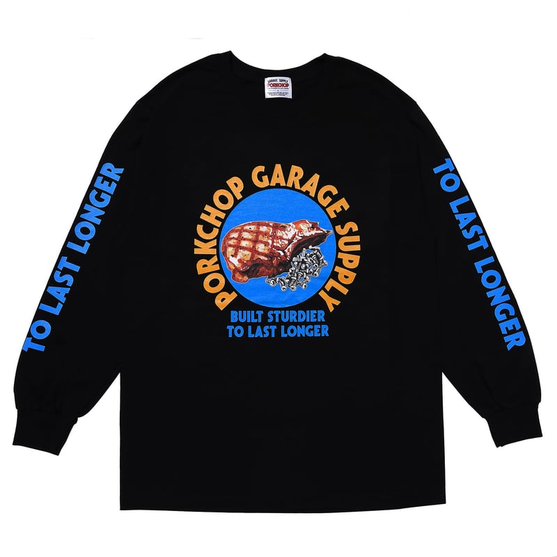 Porkchop Garage Supply 長袖Tシャツ ブラック Porkchop Garage Supply 長袖Tシャツ ブラック Porkchop Garage Supply