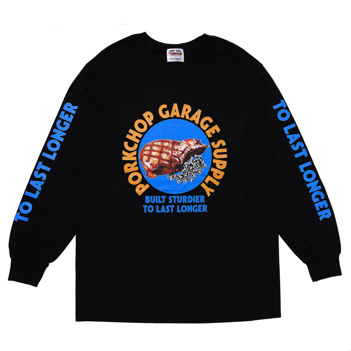 PORKCHOP GARAGE SUPLLY - PC & SCREW L/S TEE | e