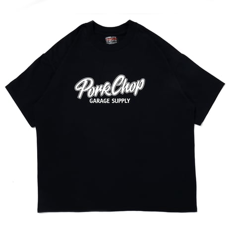 PORKCHOP GARAGE SUPPLY - OVAL BUILT TEE (BLACK)