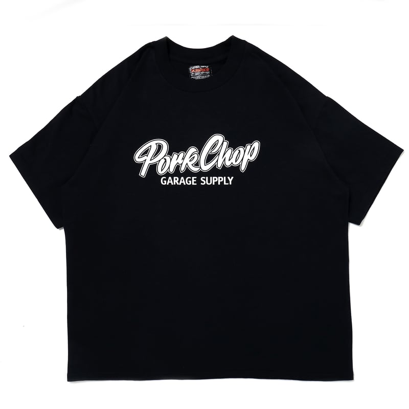 PORKCHOP GARAGE SUPPLY - OVAL BUILT TEE (BLACK)