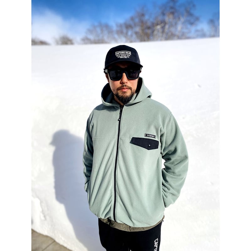 CAPTAINS HELM - #RECYCLE FLEECE ZIP HOODIE | ea