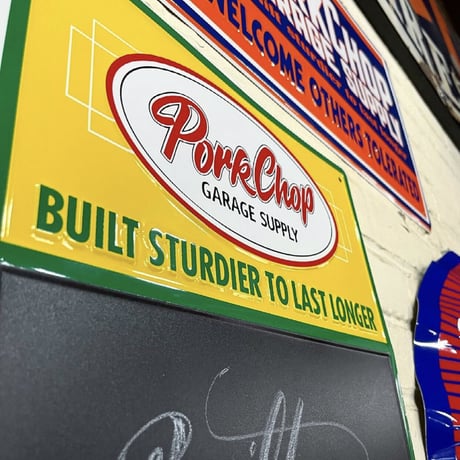 PORKCHOP GARAGE SUPPLY - METAL FRAME CHALKBOAD