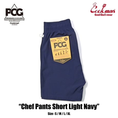 COOKMAN - (PCG) Chef Pants Short Light