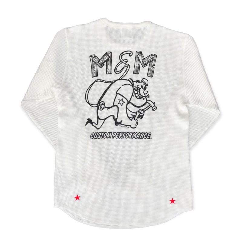 M&M CUSTOM PERFORMANCE - WAFFLE L/S T-SHIRT 22-