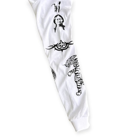 R.H.C.P - "アンソニーキーディス Tattoo" Tシャツ L/S   (ホワイト)