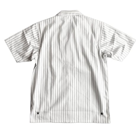 M&M CUSTOM PEFORMANCE - STRIPE WORK SHIRT (OFF WHITE) 21-MSH-001