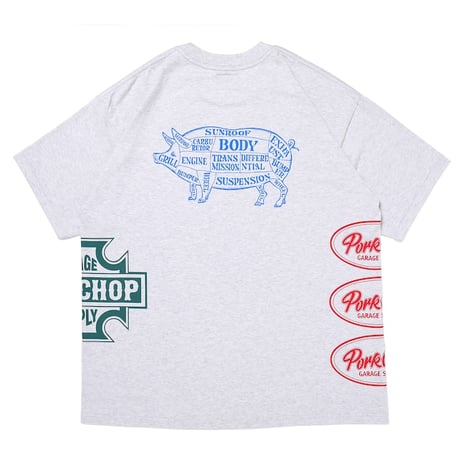 PORKCHOP GARAGE SUPPLY - MULTI  LOGOS TEE