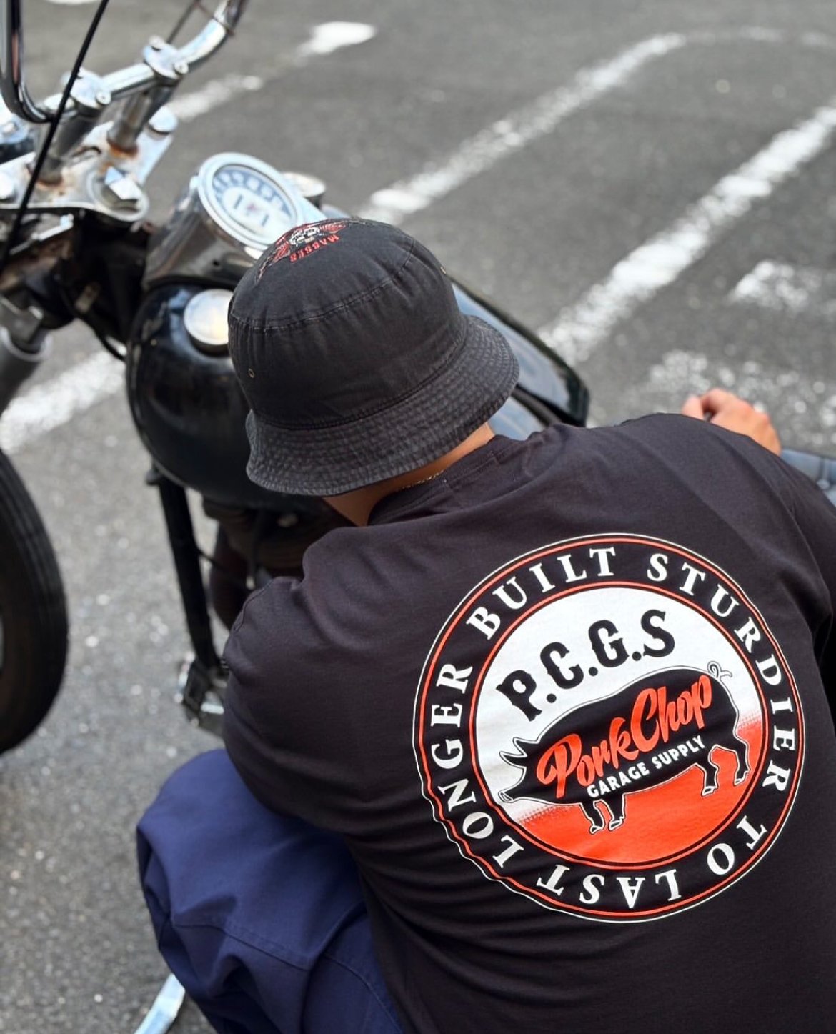 PORKCHOP CIRCLE PORK TEE 25 キムタク PORKCHOP CIRCLE PORK TEE 25 キムタク