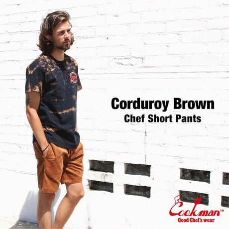 COOKMAN - Chef Pants Short Corduroy