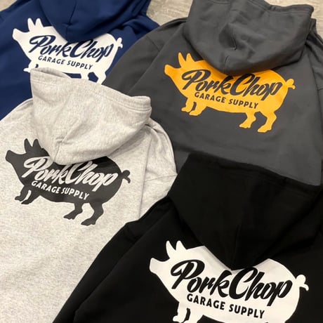 PORKCHOP GARAGE SUPPLY - SCRIPT PORK HOODIE