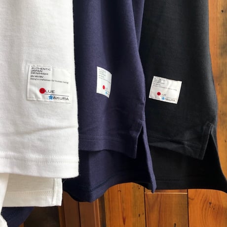 BLUE SAKURA - BIG T-SHIRT【NAVY】/ BS-BCS1-NV