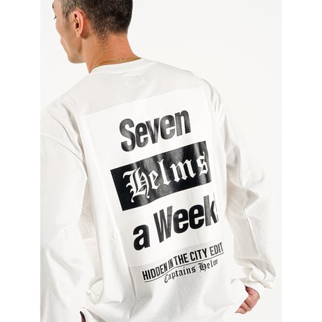 CAPTAINS HELM - #SEVEN A WEEK LS TEE