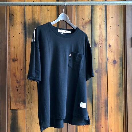 BLUE SAKURA - BIG T-SHIRT【BLACK】/ BS-BCS1