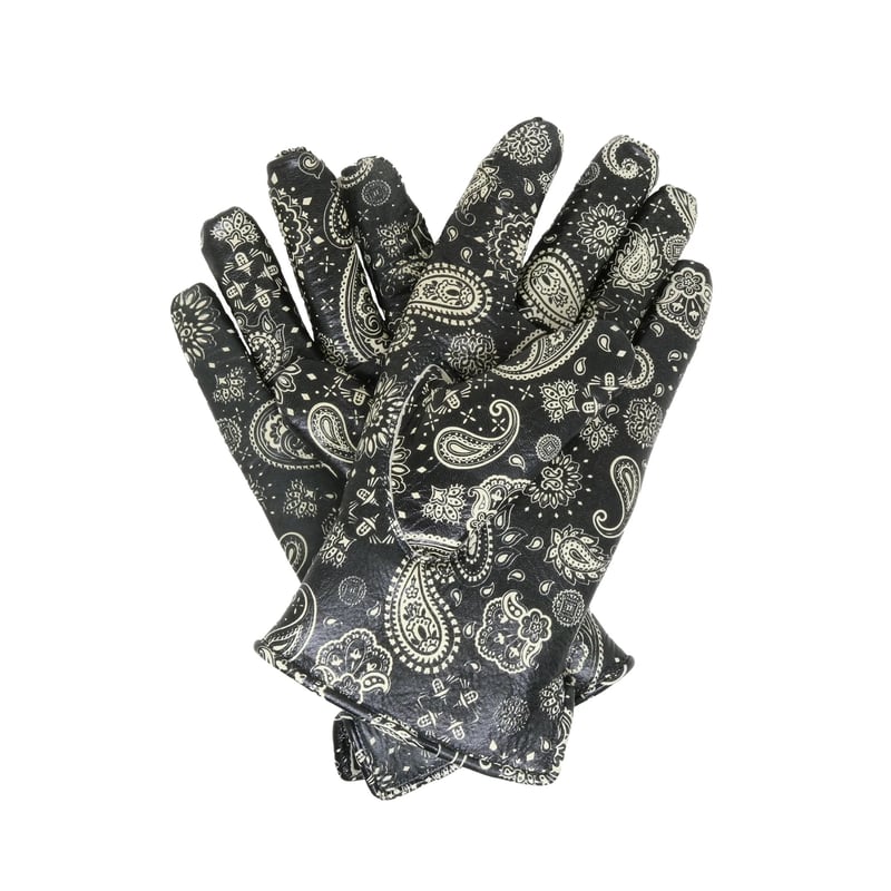 Lamp Gloves SHORTY- PAISLEY BLACK Lサイズ LAMP GLOVES -ランプグローブ-WINTER GLOVE- PAISLEY BLACK