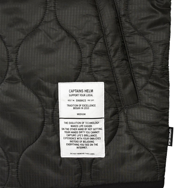 CAPTAINS HELM - #QUILTING LINER JACKET | east v