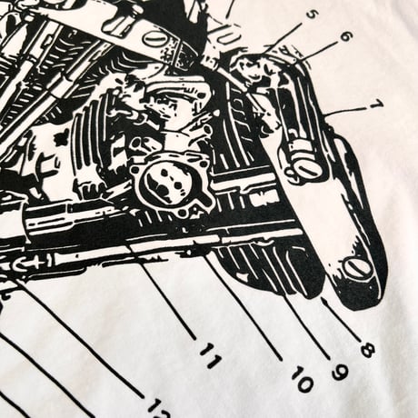 E.V.O - EXPLODED S/S TEE - SHOVEL HEAD