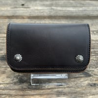 STAND REPAIR WORKS - MIDDLE TRUCKER WALLET "APOLLO"- 茶芯
