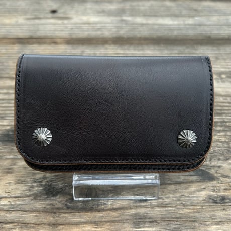 STAND REPAIR WORKS - MIDDLE TRUCKER WALLET "APOLLO"- 茶芯