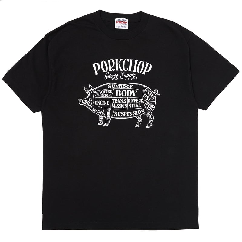 PORKCHOP GARAGE SUPPLY - PORK FRONT TEE 25 | ea