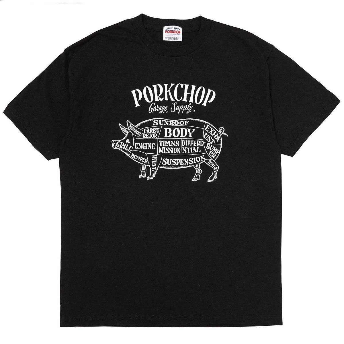 PORKCHOP 「PORK FRONT TEE 25」 　プリントティーシャツ qQVQzvZwkEDi.jpg