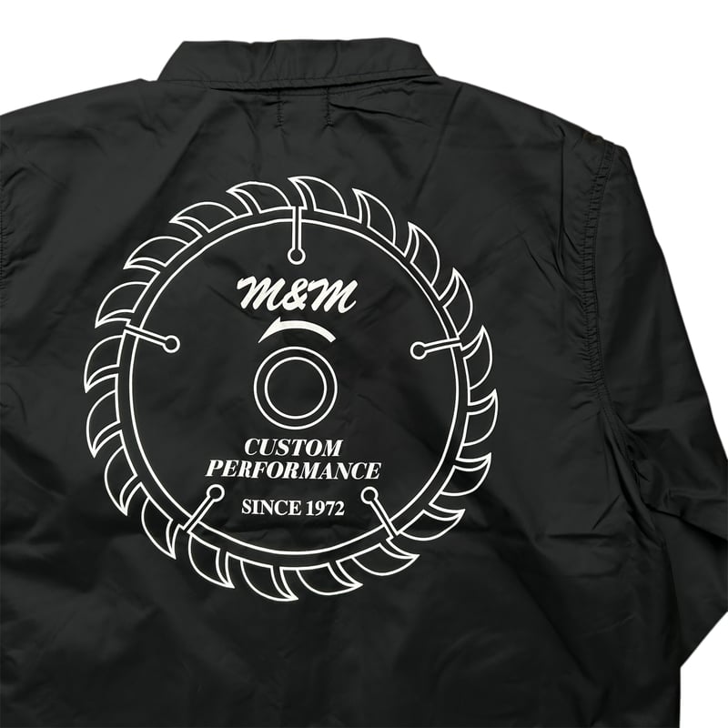 M&M CUSTOM PERFORMANCE コーチジャケット M&M CUSTOM PERFORMANCE - Coach Jacket / BLACK / コーチジャケット