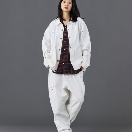 LIBERAIDERS - GARMENT DYED TRUCKER JACKET 73005