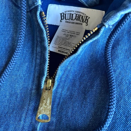 BUILDINK - DENIM HOODED JACKET