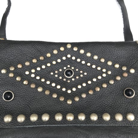 STAND REPAIR WORKS × east village OTHER - LEATHER SACOCHE - (Type E w/STONE)