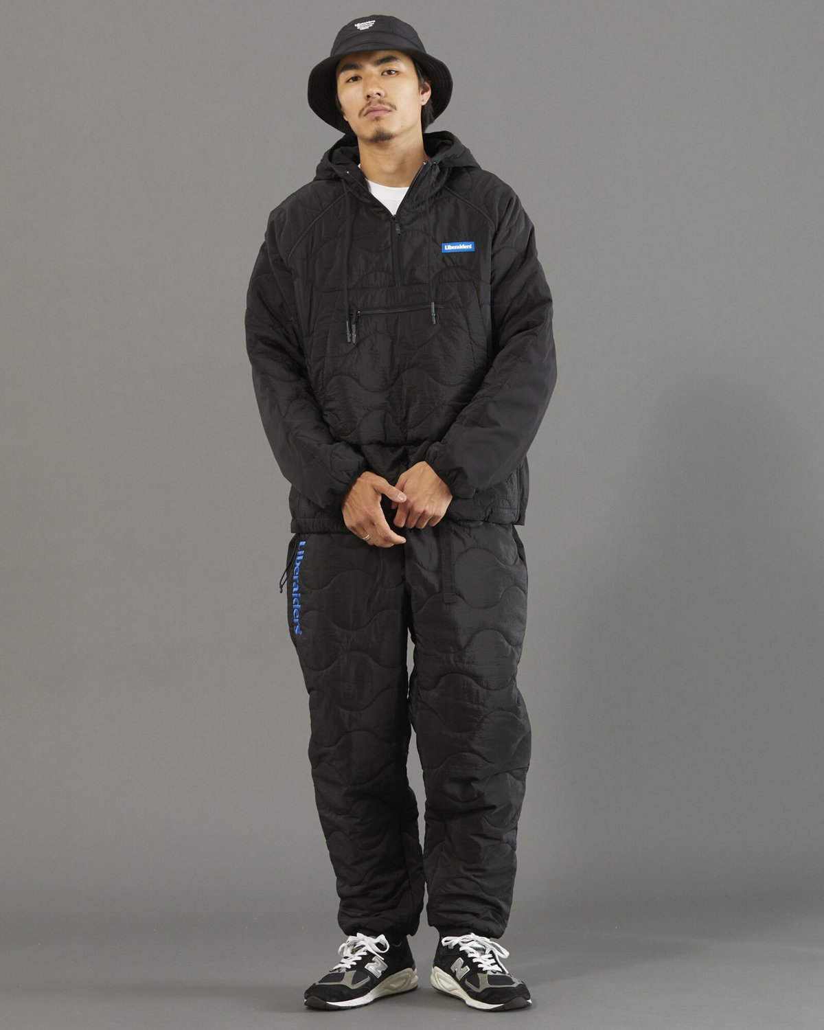 LIBERAIDERS - QUILTED RIPSTOP NYLON HOODIE | ea...