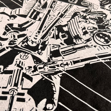 E.V.O - EXPLODED S/S TEE - SHOVEL HEAD