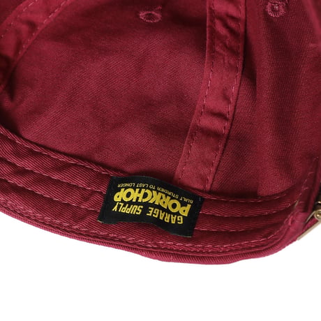 PORKCHOP GARAGE SUPLLY - P WAPPEN CAP/BURGUNDY
