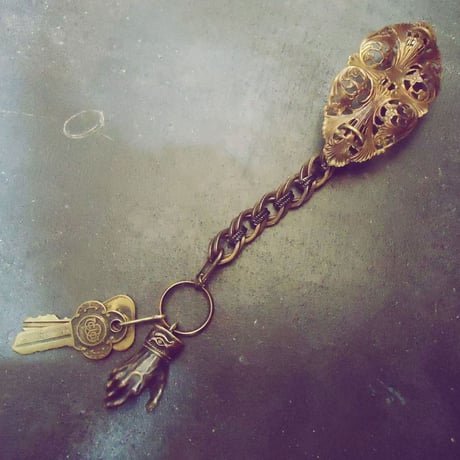 Shake Hands Keyring - Brass(真鍮製) (Made by vitriol)
