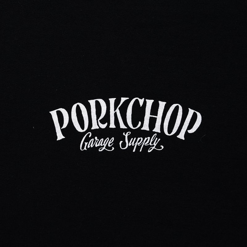 トップス BLACK PORKCHOP GARAGESUPLLY PORKCHOP GARAGE SUPLLY - PORK BACK HOODIE | eas