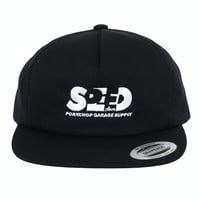 PORKCHOP - SPEED SLAVE CAP (BLK/WHT/BGD)
