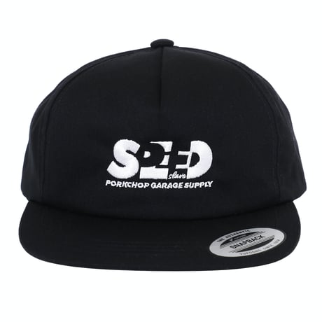PORKCHOP - SPEED SLAVE CAP (BLK/WHT/BGD)