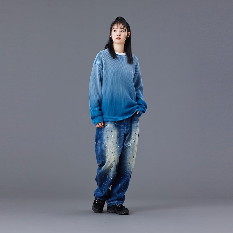LIBERAIDERS - DENIM SARROUEL PANTS 77701 | east
