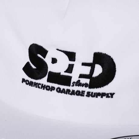PORKCHOP - SPEED SLAVE CAP (BLK/WHT/BGD)