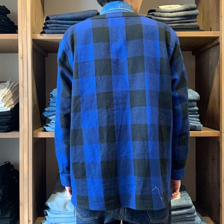 BLUE SAKURA - CLASSIC VINTAGE CHECK CARDIGAN【BLUE】