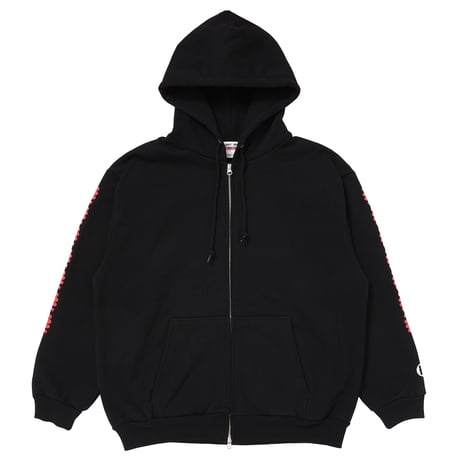 PORKCHOP GARAGE SUPPLY - PP LOGO ZIP UP HOODIE